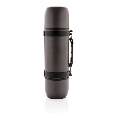 Logo trade promotional giveaways image of: Vacuum flask with 2 cups