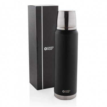 Logo trade corporate gifts picture of: Swiss Peak Elite 1L copper vacuum flask