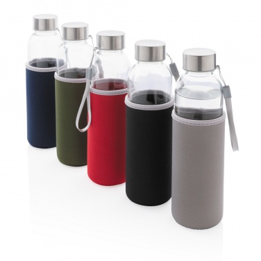 Logotrade promotional merchandise picture of: Glass bottle with neoprene sleeve