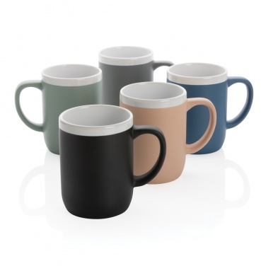 Logotrade promotional giveaway picture of: Ceramic mug with white rim 300ml
