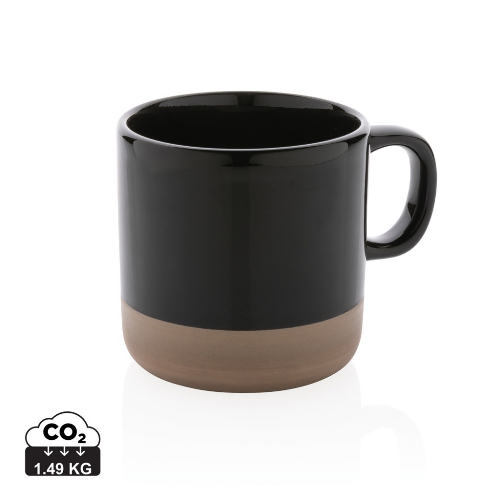 Logo trade promotional product photo of: Glazed ceramic mug 360ml