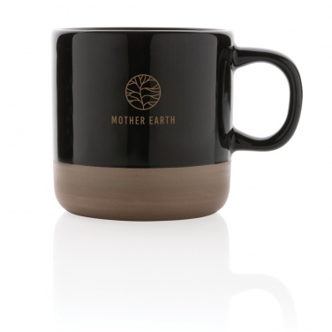 Logo trade promotional giveaway photo of: Glazed ceramic mug 360ml