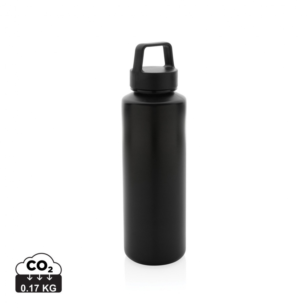 Logo trade corporate gift photo of: RCS certified recycled PP water bottle with handle