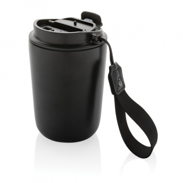 Logotrade advertising products photo of: Cuppa RCS re-steel vacuum tumbler with lanyard