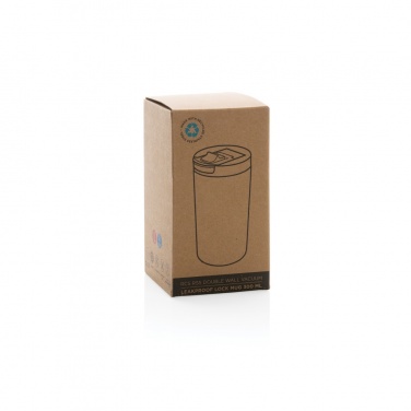Logotrade corporate gift image of: RCS RSS Double wall vacuum leakproof lock mug