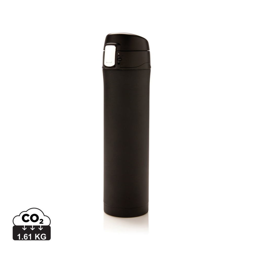 Logotrade promotional item image of: RCS Re-steel easy lock vacuum flask