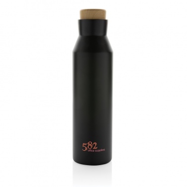 Logo trade promotional merchandise photo of: Gaia RCS certified recycled stainless steel vacuum bottle