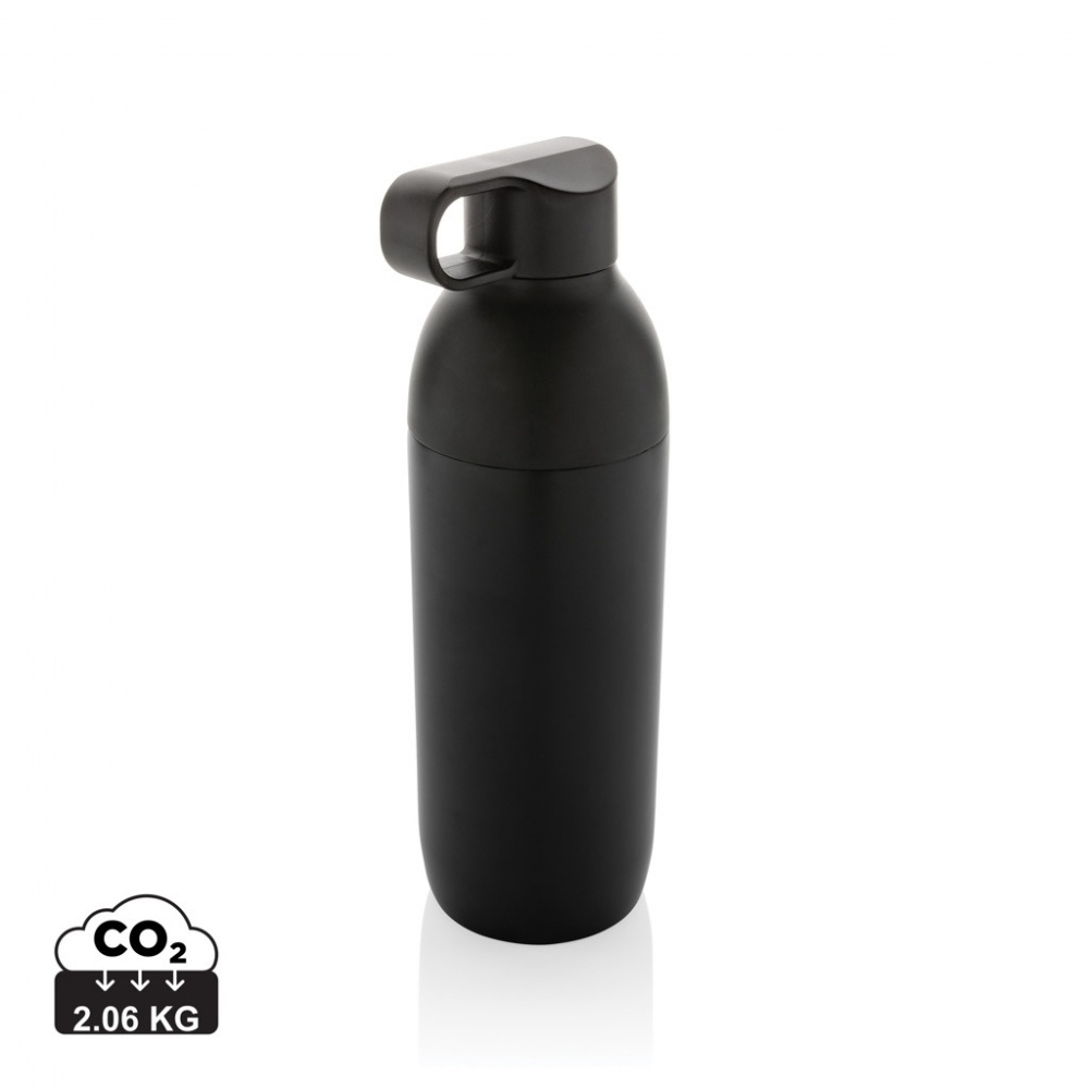 Logotrade promotional product picture of: Flow RCS recycled stainless steel vacuum bottle