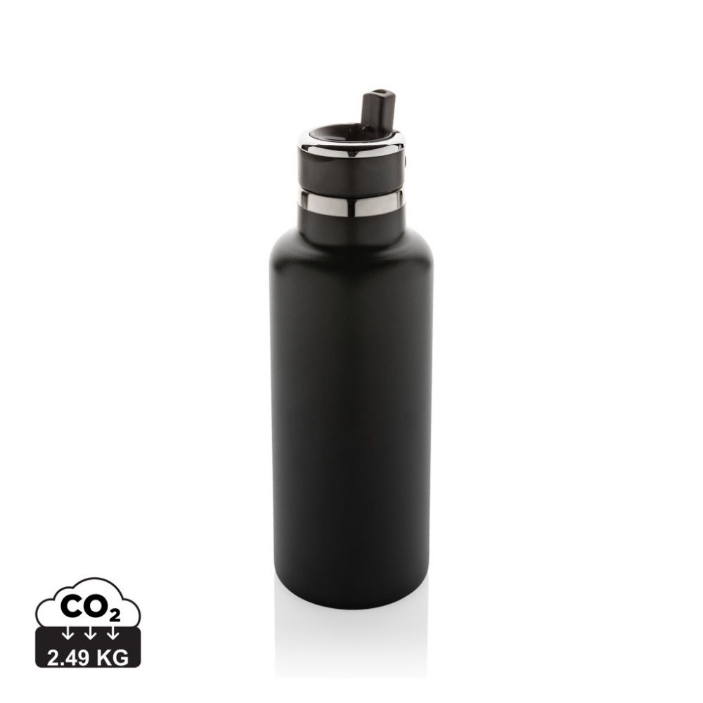 Logo trade promotional gift photo of: Hydro RCS recycled stainless steel vacuum bottle with spout