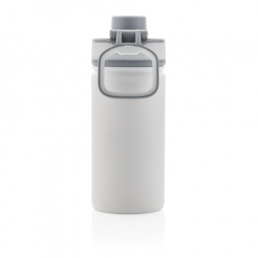Logo trade advertising products image of: Vacuum stainless steel bottle with sports lid 550ml