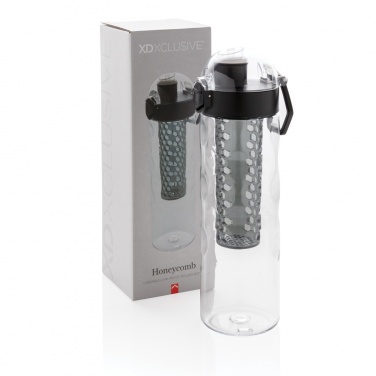Logo trade promotional items image of: Honeycomb lockable leak proof infuser bottle