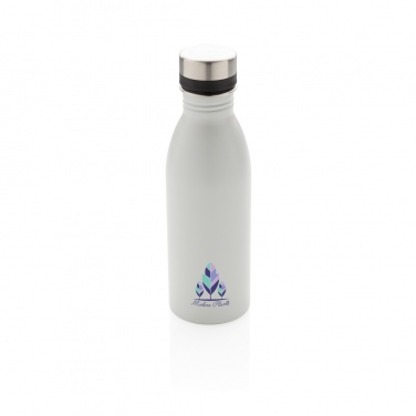 Logo trade promotional merchandise photo of: Deluxe stainless steel water bottle