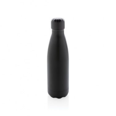 Logo trade promotional giveaways picture of: Solid colour vacuum stainless steel bottle 500 ml