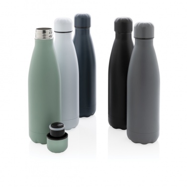 Logo trade promotional gifts picture of: Solid colour vacuum stainless steel bottle 500 ml