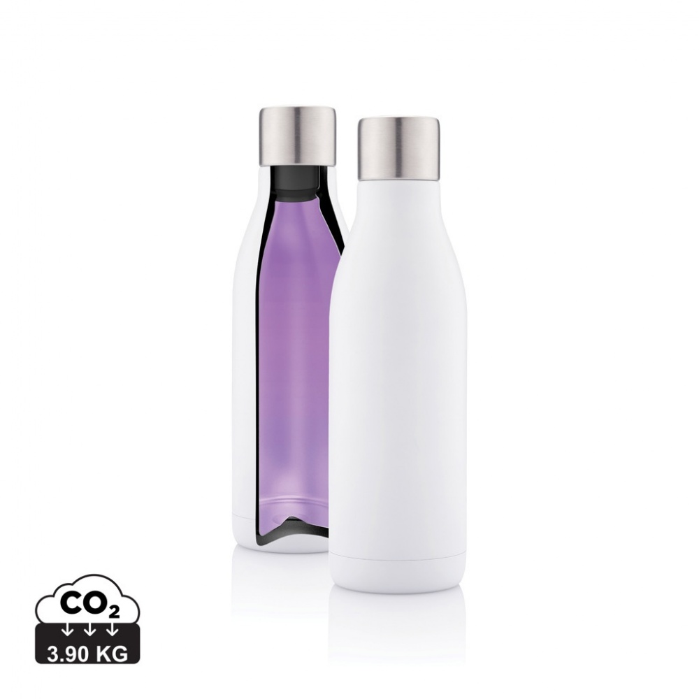 Logotrade promotional gift image of: UV-C steriliser vacuum stainless steel bottle
