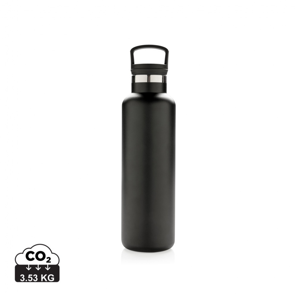 Logo trade advertising products picture of: Vacuum insulated leak proof standard mouth bottle