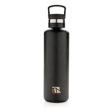 Logo trade promotional merchandise picture of: Vacuum insulated leak proof standard mouth bottle