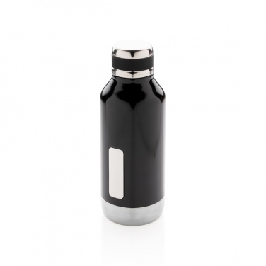 Logo trade promotional giveaways picture of: Leak proof vacuum bottle with logo plate