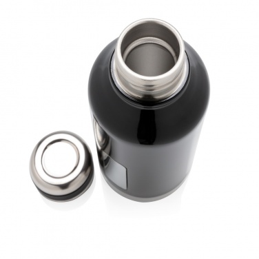 Logo trade corporate gifts image of: Leak proof vacuum bottle with logo plate