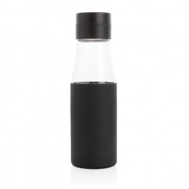 Logotrade promotional merchandise photo of: Ukiyo glass hydration tracking bottle with sleeve