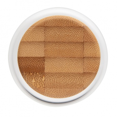 Logotrade promotional item picture of: Impact borosilicate glass bottle with bamboo lid