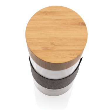 Logo trade corporate gifts image of: Impact double wall borosilicate glass bottle