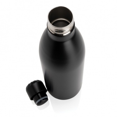 Logo trade promotional item photo of: Solid colour vacuum stainless steel bottle 1L