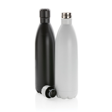 Logo trade promotional gift photo of: Solid colour vacuum stainless steel bottle 1L