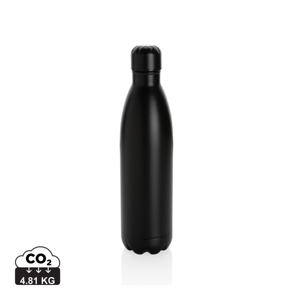 Logo trade corporate gifts picture of: Solid colour vacuum stainless steel bottle 750ml