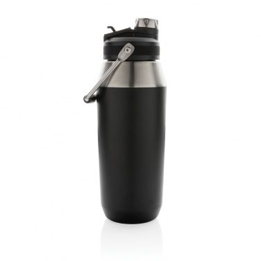 Logotrade promotional item image of: Vacuum stainless steel dual function lid bottle 1L