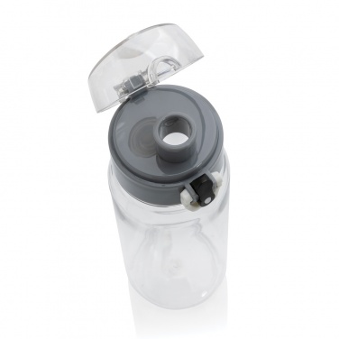 Logo trade promotional merchandise photo of: Yide RCS Recycled PET leakproof lockable waterbottle 600ml