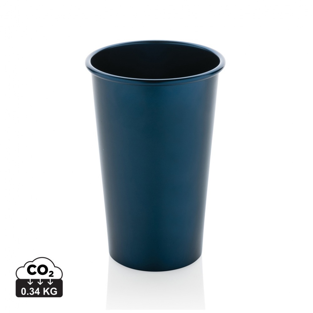 Logo trade promotional products picture of: Alo RCS recycled aluminium lightweight cup 450ml