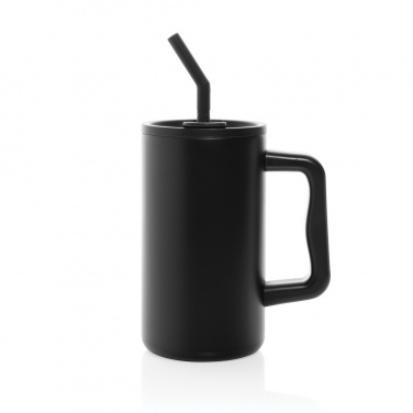 Logo trade promotional items image of: Cube RCS certified recycled steel mug 800ml