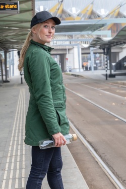 Logo trade promotional merchandise image of: Impact 6 panel 280gr Recycled cotton cap with AWARE™ tracer