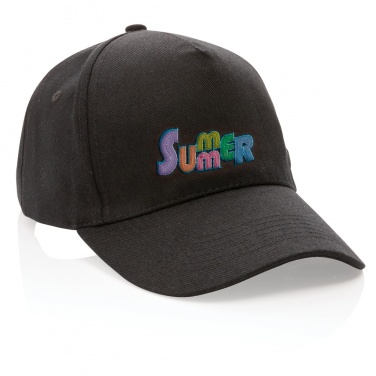 Logo trade promotional products picture of: Impact 5panel 280gr Recycled cotton cap with AWARE™ tracer