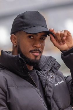 Logotrade promotional merchandise image of: Impact 5panel 280gr Recycled cotton cap with AWARE™ tracer