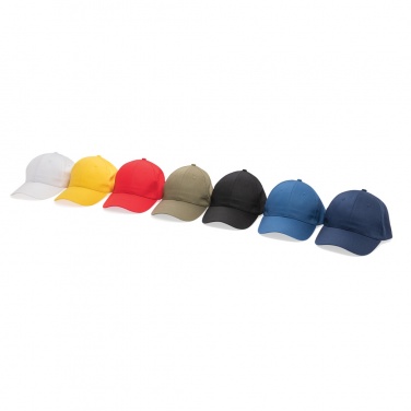 Logotrade corporate gift image of: Impact 6 panel 190gr Recycled cotton cap with AWARE™ tracer