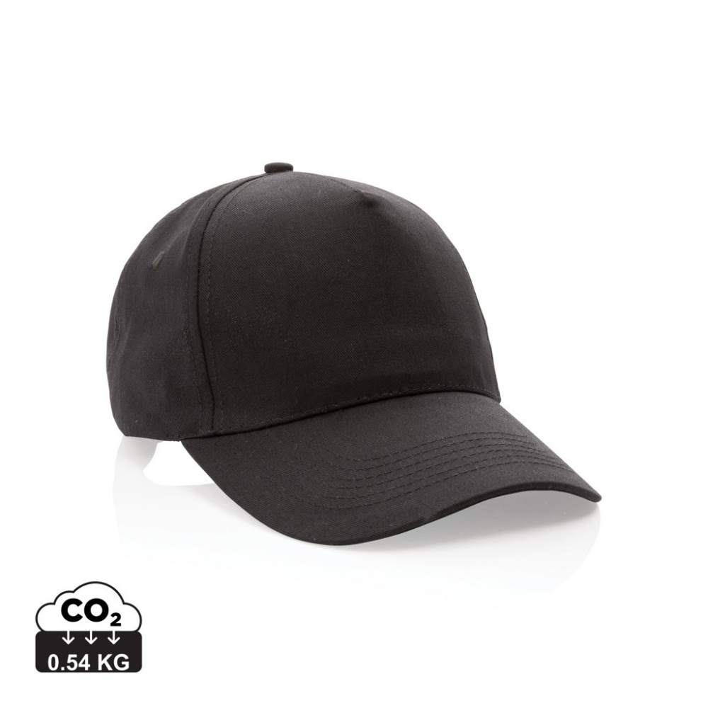Logo trade promotional product photo of: Impact 5 panel 190gr Recycled cotton cap with AWARE™ tracer