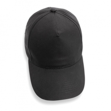 Logo trade promotional merchandise picture of: Impact 5 panel 190gr Recycled cotton cap with AWARE™ tracer