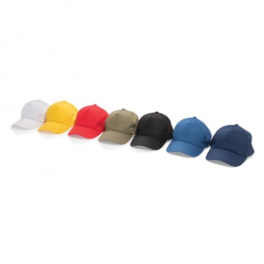 Logo trade promotional product photo of: Impact 5 panel 190gr Recycled cotton cap with AWARE™ tracer