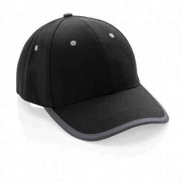 Logo trade promotional giveaway photo of: Impact AWARE™ Brushed rcotton 6 panel contrast cap 280gr