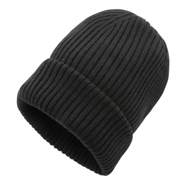 Logo trade business gift photo of: Impact AWARE™  Polylana® double knitted beanie