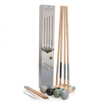 Logotrade promotional giveaway image of: Wooden croquet set