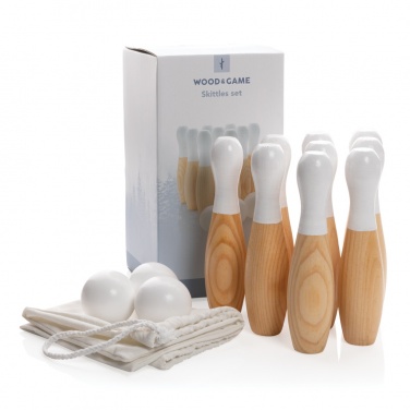 Logotrade promotional merchandise photo of: Wooden skittles set