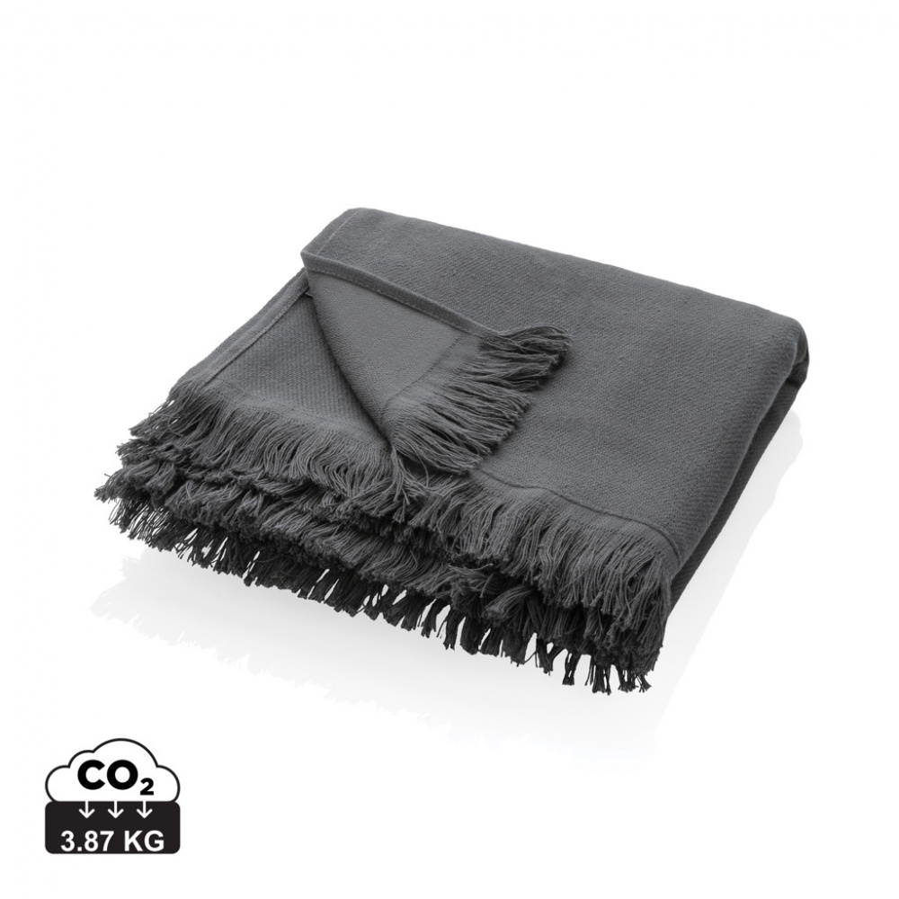Logo trade corporate gifts image of: Ukiyo Keiko AWARE™ solid hammam towel 100x180cm