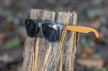 Logotrade promotional giveaways photo of: GRS recycled PC plastic sunglasses with cork