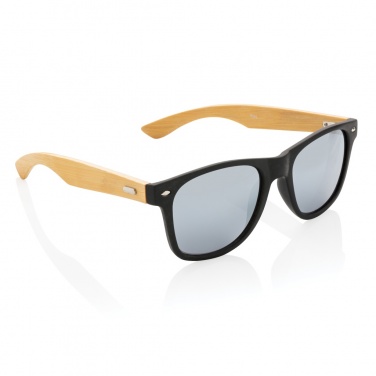 Logotrade promotional item picture of: Bamboo and RCS recycled plastic sunglasses