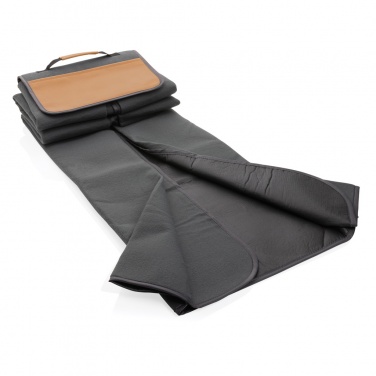 Logotrade promotional giveaway picture of: Impact AWARE™ RPET picnic blanket with PU cover