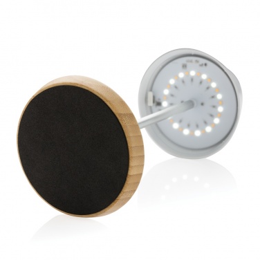 Logotrade promotional gift picture of: Pure Glow RCS usb-rechargeable recycled plastic table lamp