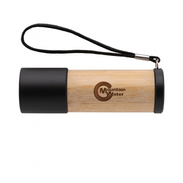 Logotrade business gifts photo of: Bamboo and RCS certfied recycled plastic torch
